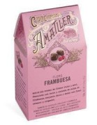 Amatller - Chocolade bloemblaadjes met frambozen in pakje - 72 gram