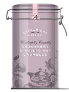 Cartwright & Butler - Havermout biscuits met cranberry in bewaarblik - 200 gram