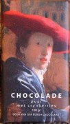 Van der Burgh - Pure chocolade 54% met Cranberries - Meisje Roed Hoed - 100 gram