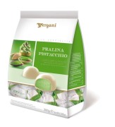 Vergani - Premium Line Witte chocolade praliné met pistache in zak - 200 gram